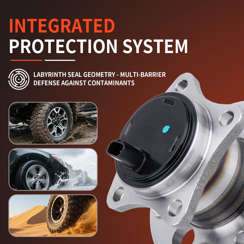 DRIVESTAR مجموعة محور العجلة الخلفية والمحمل DRIVESTAR 512207 الجانب الأيمن/جانب الراكب لسيارة لكزس ES300 2002-03/ES350 07-12/ES330 04-06، لسيارة تويوتا أفالون 2005-12/هايلاندر 01-03/كامري 02-11/سولارا 04-08، 5 مسامير - Image 4